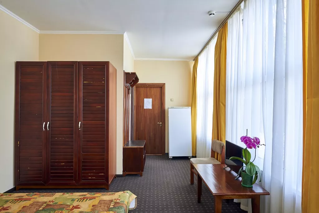 «Супериор» — однокомнатный номер. Пансионат "Лад" ★★★. Макопсе «Супериор» — однокомнатный номер. Пансионат "Лад" ★★★. Макопсе