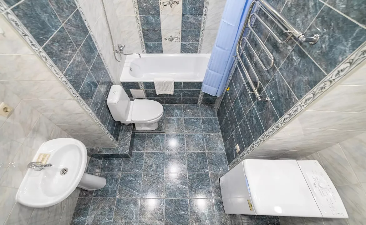 ЖК Атаман с витражными окнами и видом на море. Квартира в многоквартирном доме Deluxe apartment ЖК Атаман с видом на море. Сочи