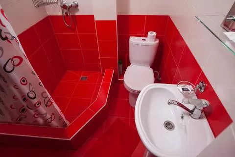 2-х местный номер с удобствами и балконом (фасад). Гостевой дом «Прага». Кабардинка