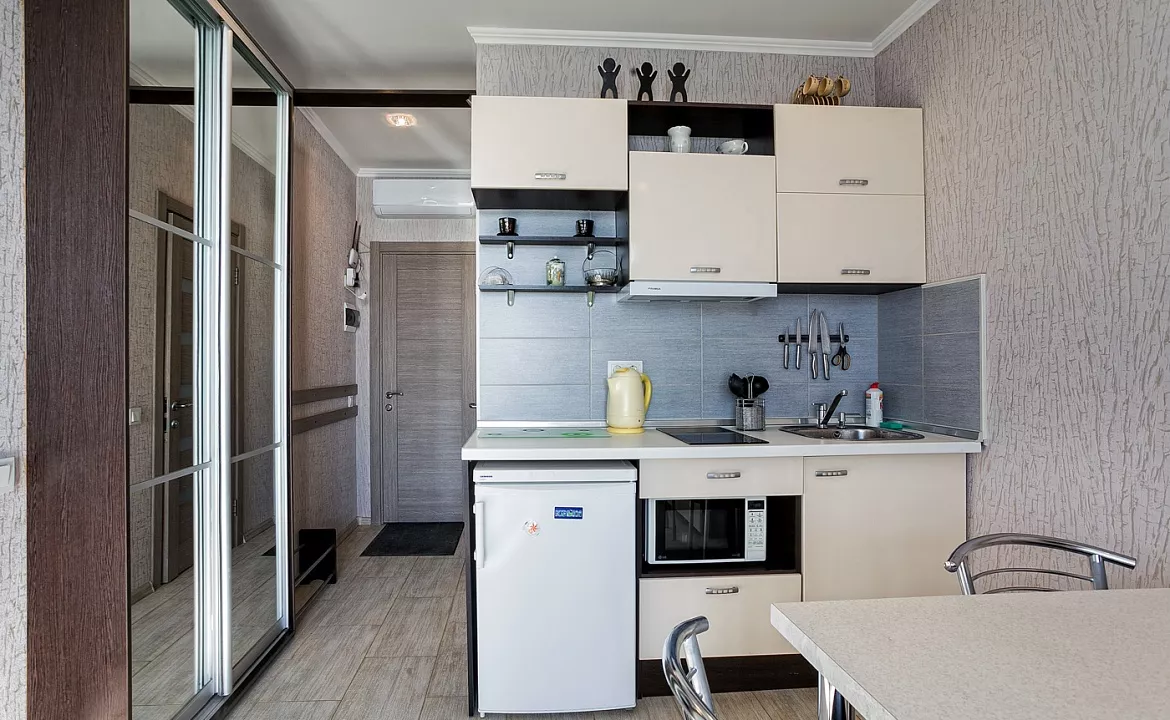 Квартира-студио №11. Квартира в многоквартирном доме Видовые апартаменты в Мисхоре. Кореиз Квартира-студио №11. Квартира в многоквартирном доме Видовые апартаменты в Мисхоре. Кореиз