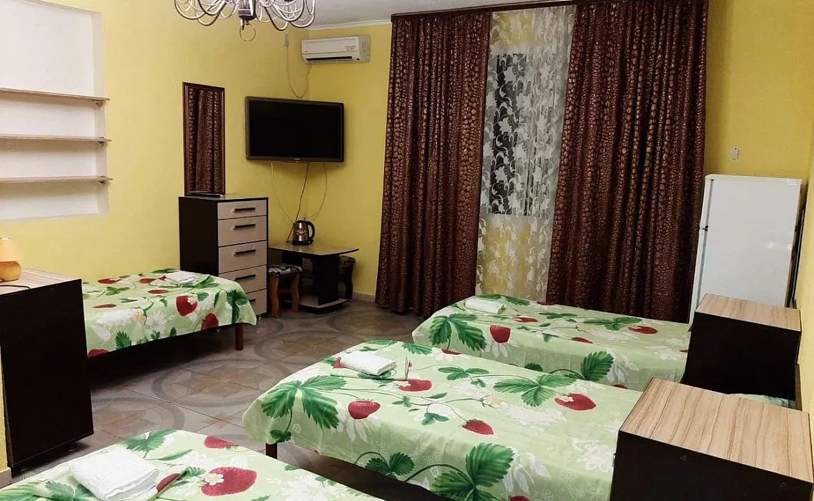 С удобствами на 2, 3, 4 и 5 человек. Гостевой дом ОРИОН. Ольгинка