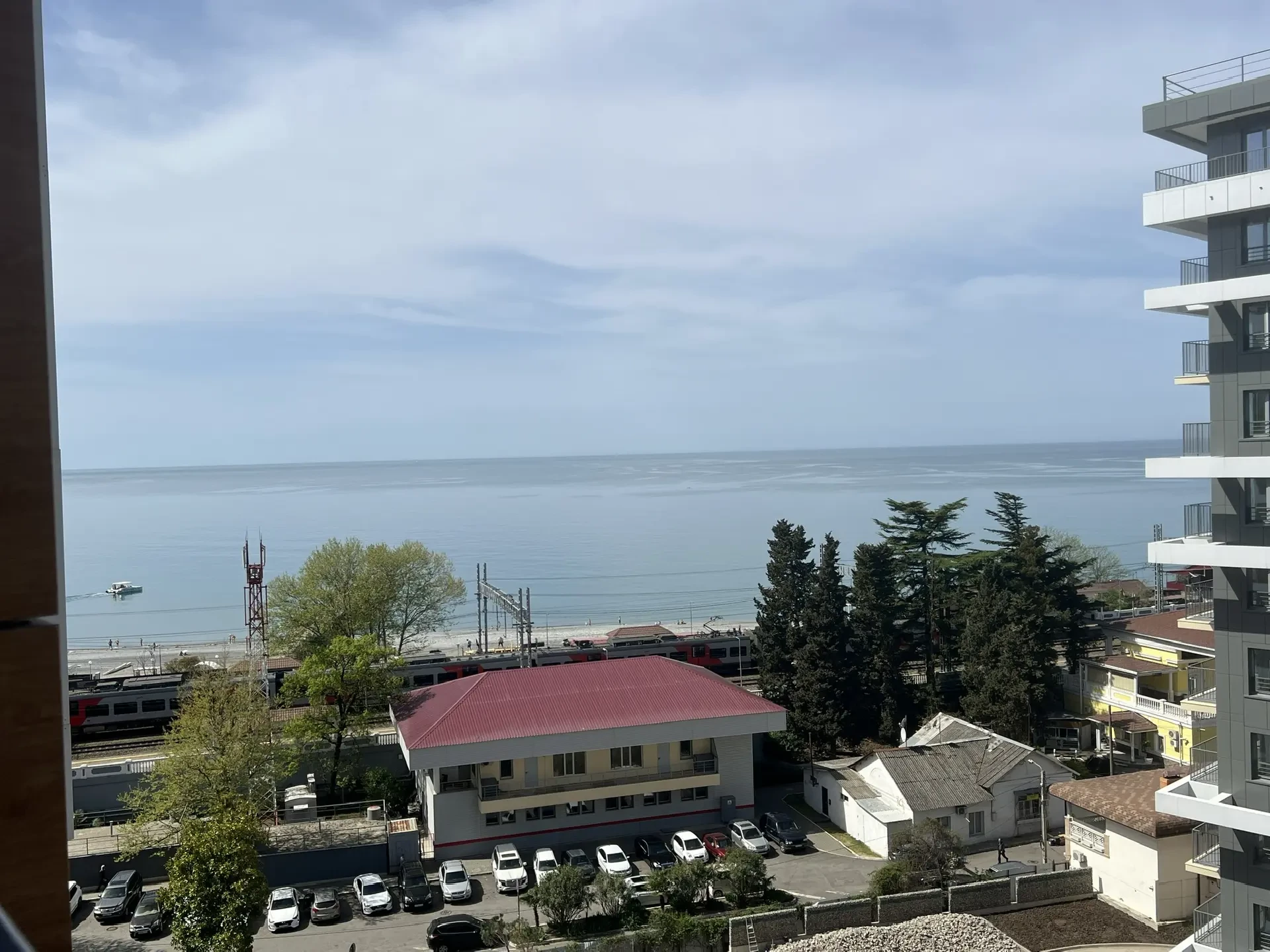 . Квартира в многоквартирном доме Студия у моря с красивым видом. Дагомыс