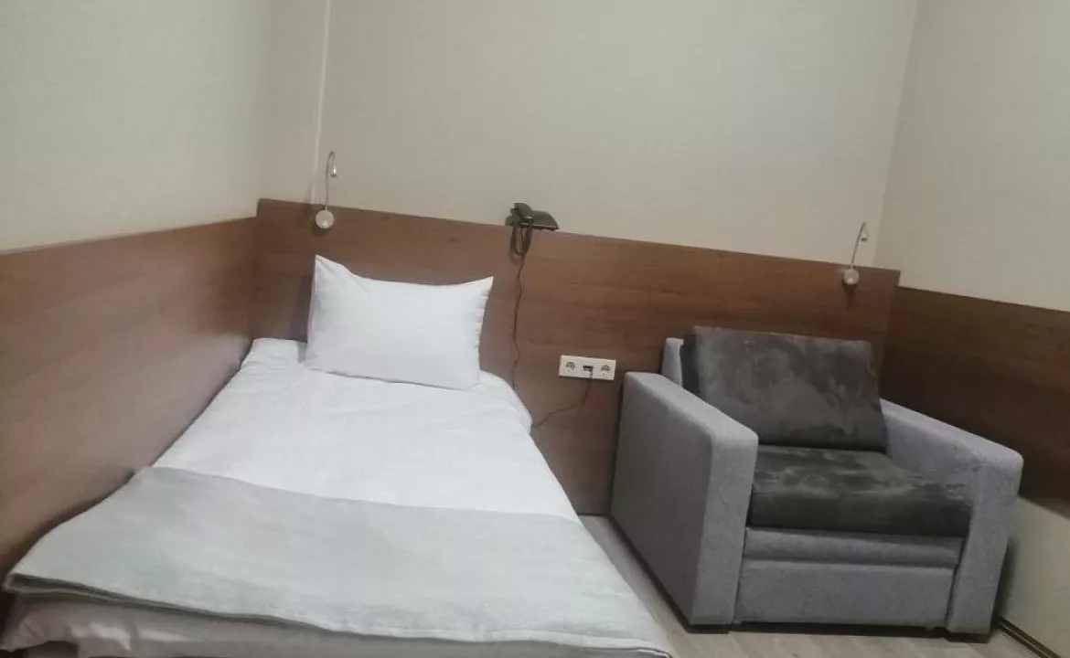 Одноместный номер. Отель Тройка. Красная Поляна