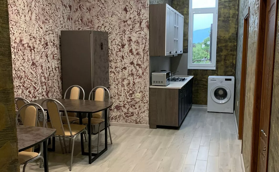 Апартаменты с кухней на два номера. Гостевой дом ЭЙВА. Пицунда