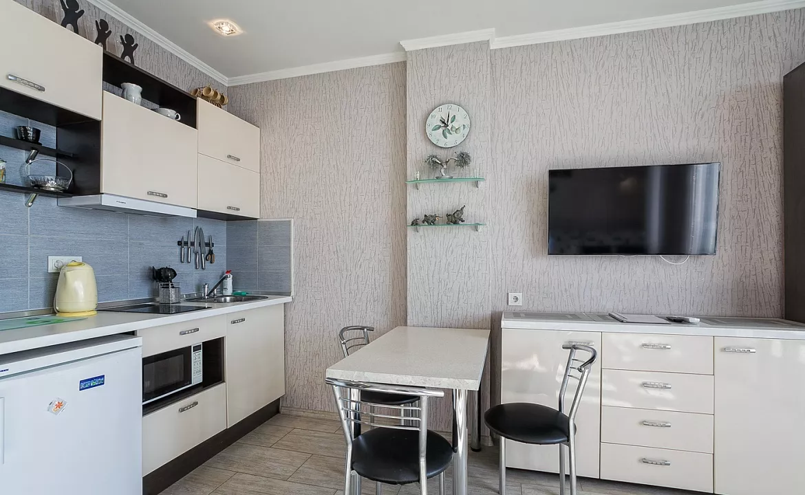 Квартира-студио №11. Квартира в многоквартирном доме Видовые апартаменты в Мисхоре. Кореиз Квартира-студио №11. Квартира в многоквартирном доме Видовые апартаменты в Мисхоре. Кореиз