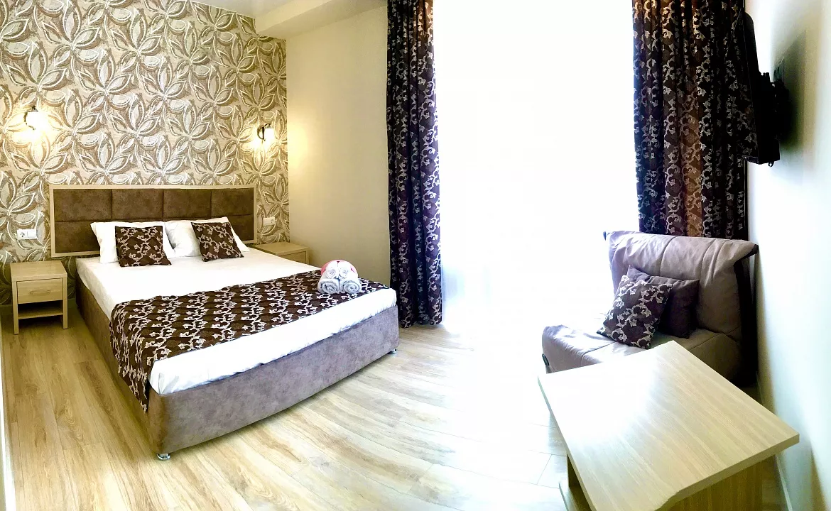 Двухкомнатный номер Делюкс. Гостевой дом Дом ДиОкс. Агой