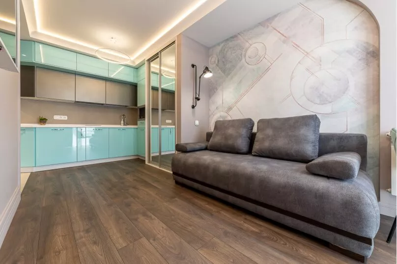 Апартаменты с 1 спальней. Квартира в многоквартирном доме Апартаменты ЖК «Красная площадь». Сочи