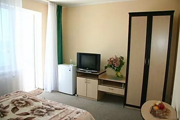 Номер Полулюкс с видом на горы. Частная гостиница «Слонотель». Малореченское