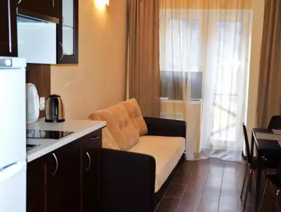 Апартаменты однокомнатные. Апартаменты «Вершина». Домбай - апартаменты