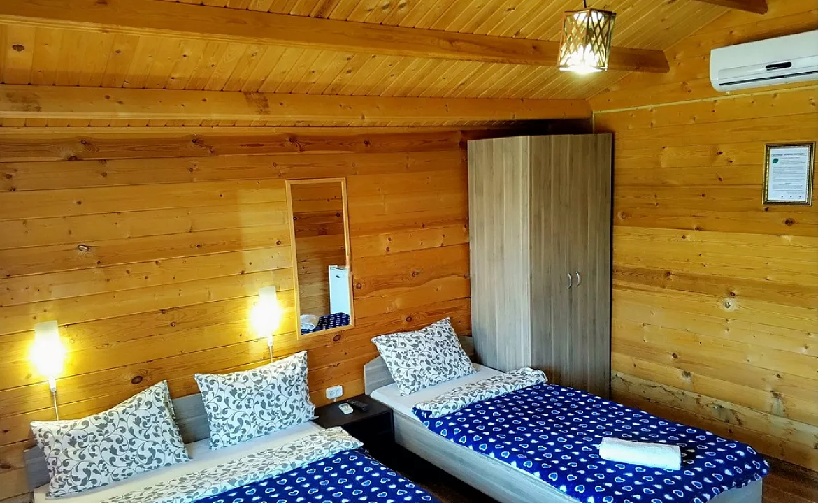 Домик под ключ 3х. Гостевые домики "Парадиз" в Новом Афоне рядом с морем. Новый Афон