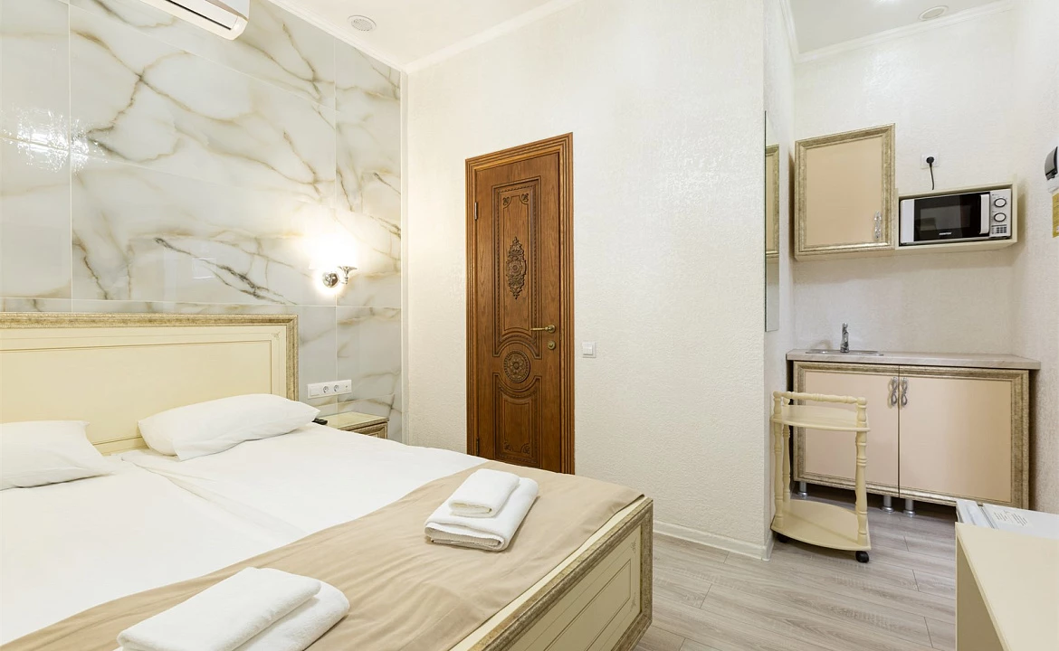 Двухместный с кухней без окна. Отель "Сочи Галерея Парк". Сочи