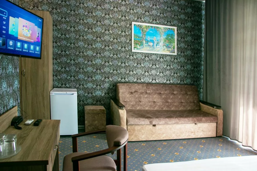 Стандарт с балконом вид на окрестности. Отель "РЕВЮ". Агой