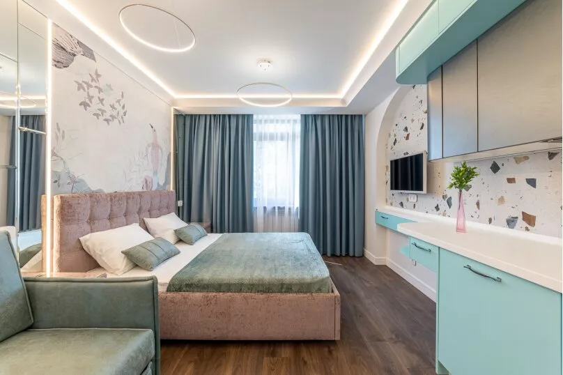 Апартаменты-студия. Квартира в многоквартирном доме Апартаменты ЖК «Красная площадь». Сочи