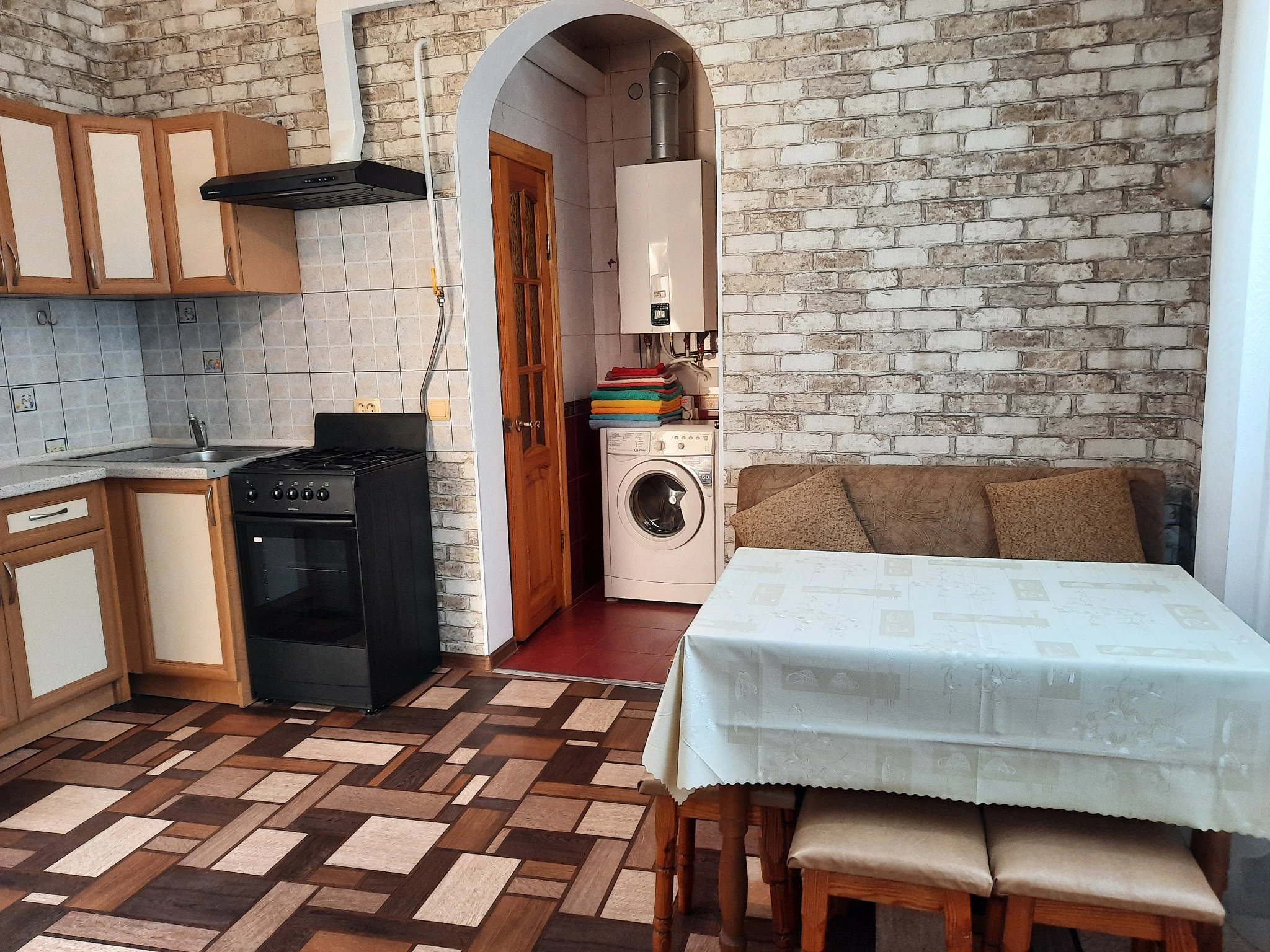 . Частный сектор Двухкомнатная квартира. Алушта