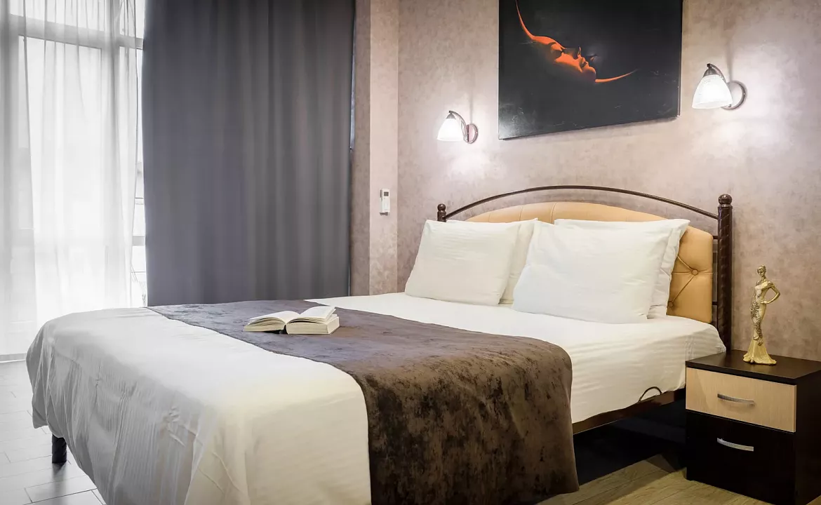 Студия с видом на горы. Апартаменты Deluxe в Эсто-Садок 16. Красная Поляна