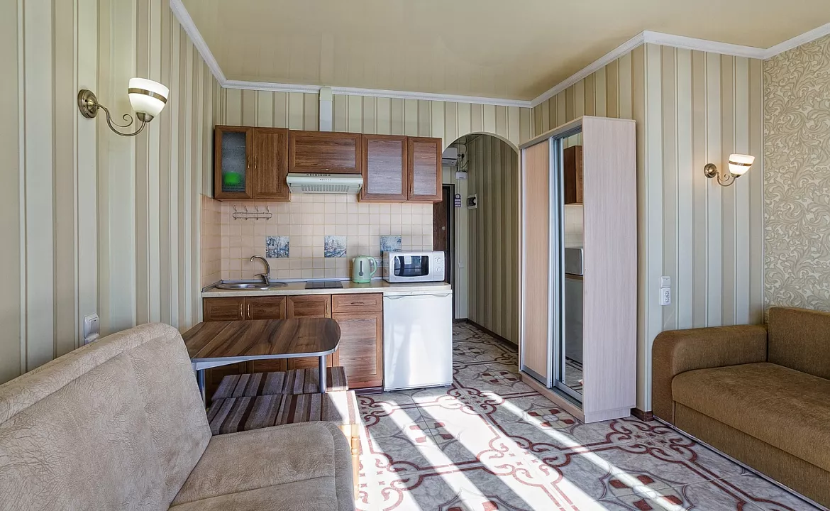 Квартира-студио №8. Квартира в многоквартирном доме Видовые апартаменты в Мисхоре. Кореиз Квартира-студио №8. Квартира в многоквартирном доме Видовые апартаменты в Мисхоре. Кореиз