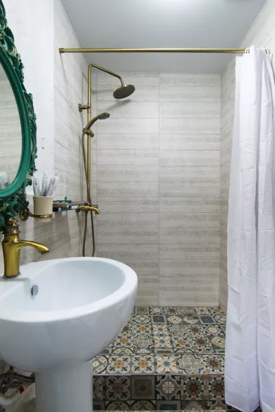 3-х местный стандарт без балкона. Гостевой дом «Серый гусь». Сочи