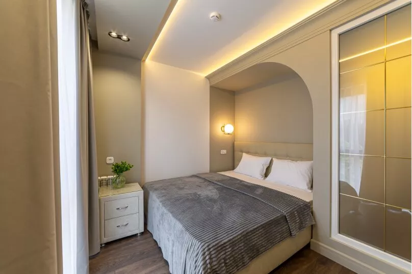 Апартаменты с 2 спальнями. Квартира в многоквартирном доме Апартаменты ЖК «Красная площадь». Сочи