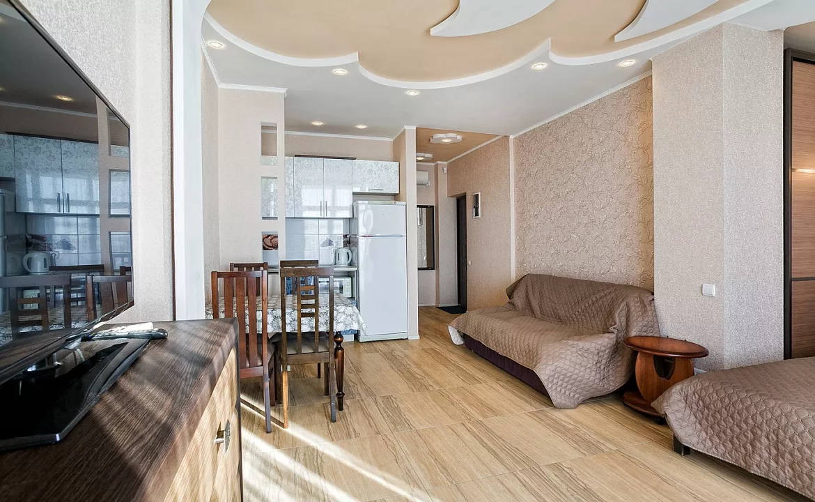 Квартира-студио №28. Квартира в многоквартирном доме Видовые апартаменты в Мисхоре. Кореиз Квартира-студио №28. Квартира в многоквартирном доме Видовые апартаменты в Мисхоре. Кореиз