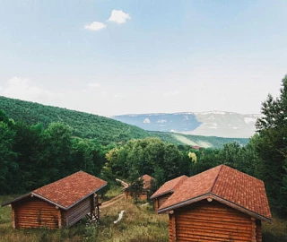Двухместные коттеджи. EcoСamp. Двухместные коттеджи. EcoСamp.