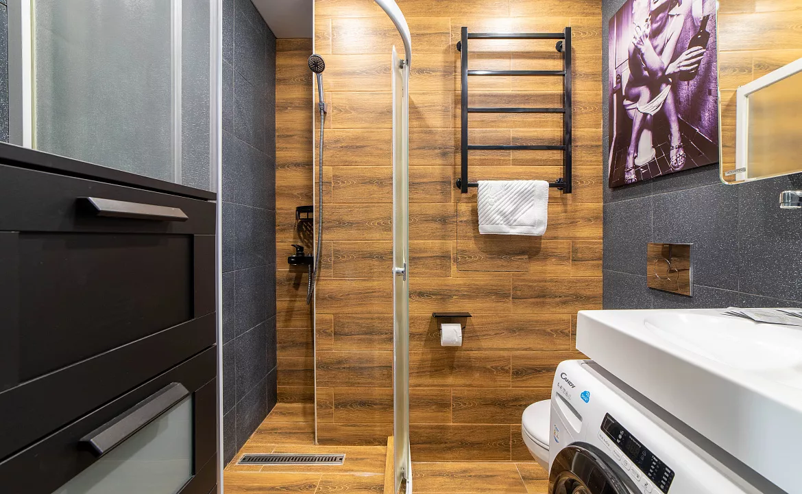 Студия с видом на Олимпийский парк. Апартаменты Deluxe ЖК Санни Хилл. Адлер