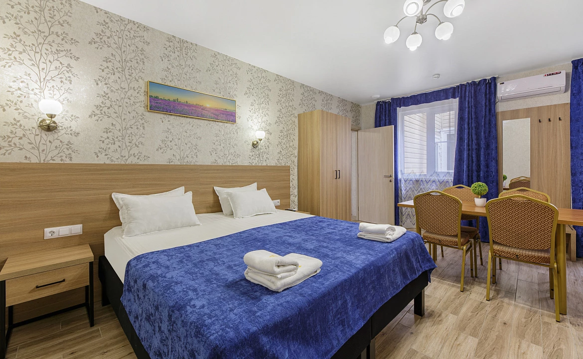 Семейные апартаменты 2-х комнатные. Отель "Alfa Summer". Анапа