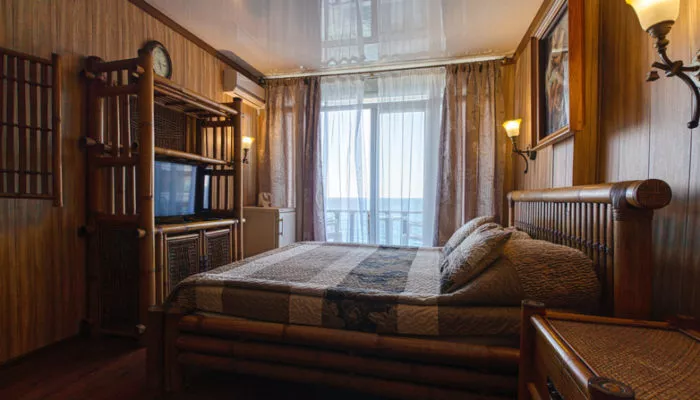 №3А «БАМБУК» — НОМЕР ПОЛУЛЮКС. Мини-отель "Рубензон". Утёс