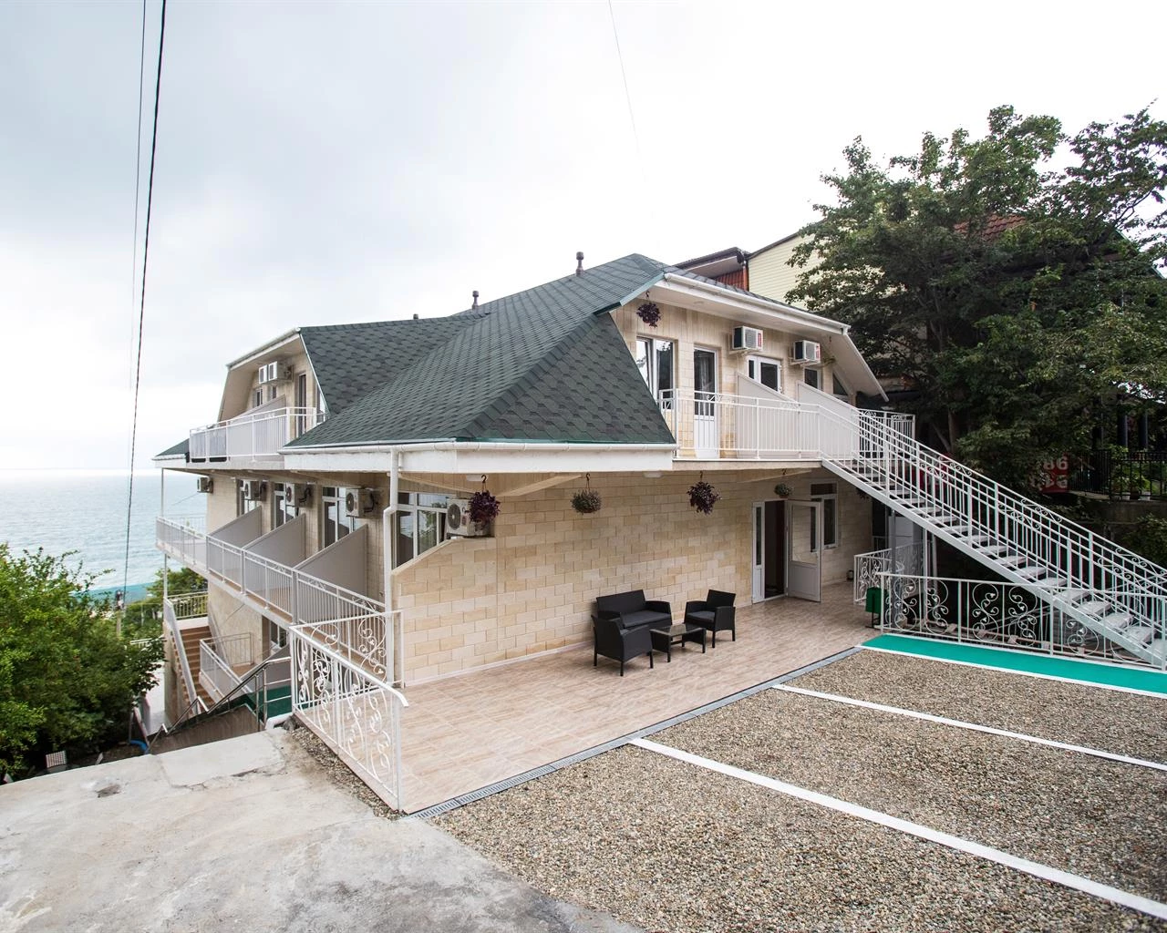 . Гостиница "Villa Terrasa". Лоо