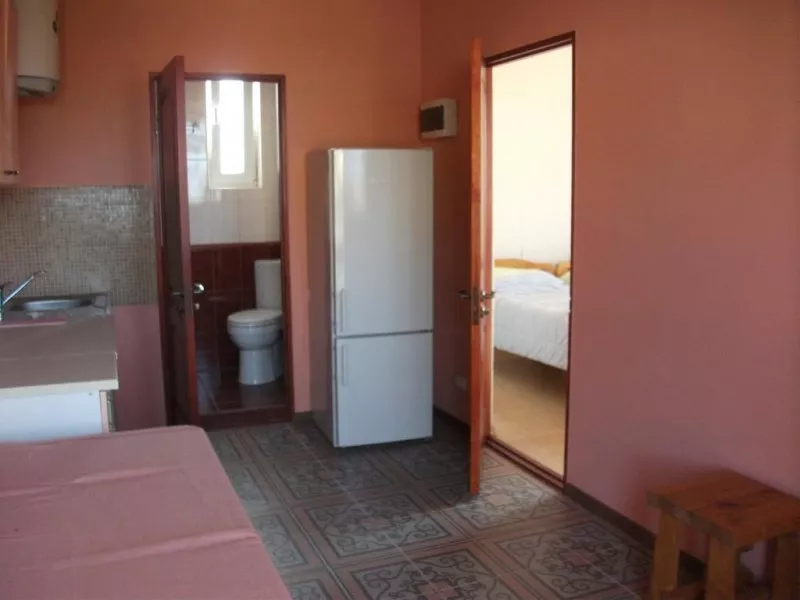 Двухместный номер с 2 отдельными кроватями и видом на море. Гостевой дом "Идиллия". Заозерное