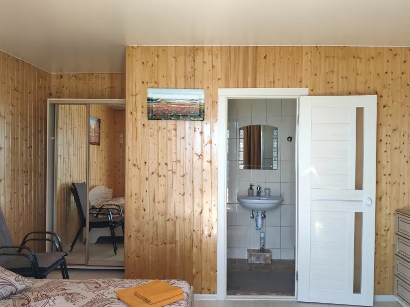 Делюкс, 2-х местный, однокомнатный. Гостевой дом Панорама. Малореченское Делюкс, 2-х местный, однокомнатный. Гостевой дом Панорама. Малореченское