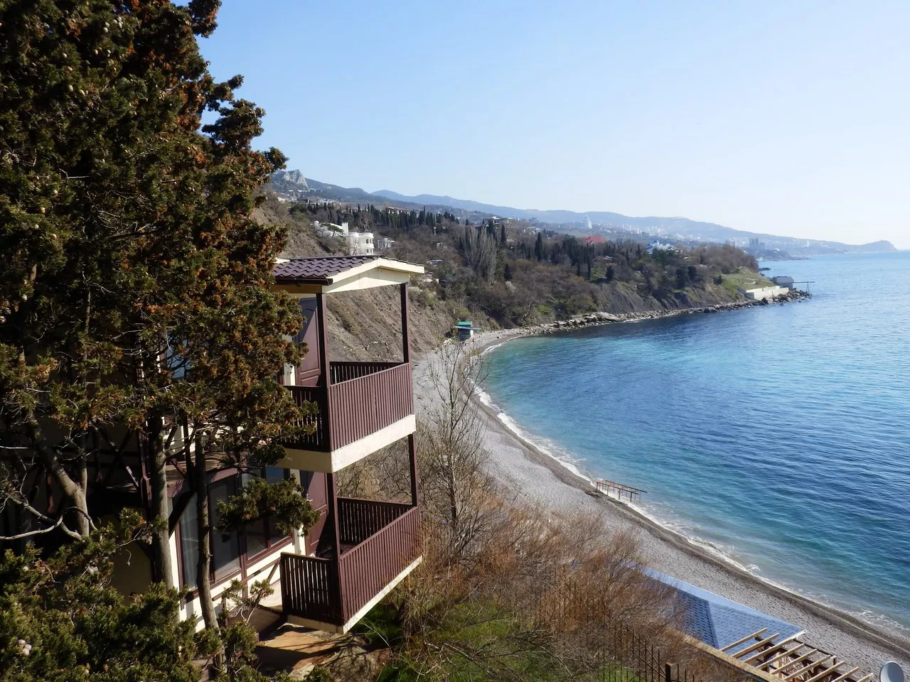 . Гостиничный комплекс Зеленый мыс. Алупка