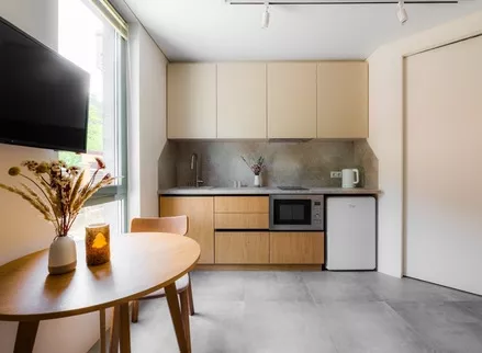 Студия 20 кв.м. Апарт-отель Куб Green. Красная Поляна