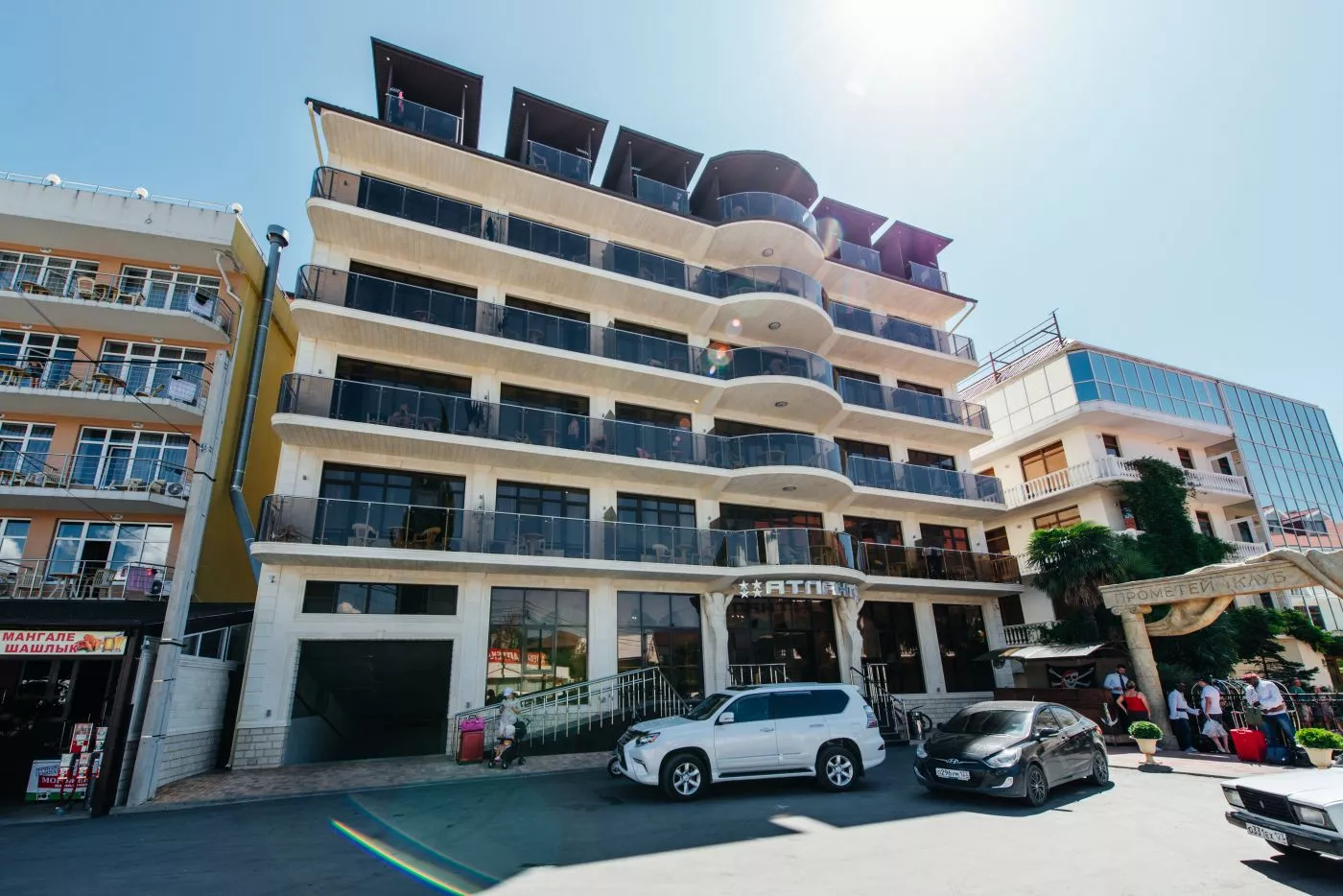 . Отель "Атлант". Лазаревское . Отель "Атлант". Лазаревское