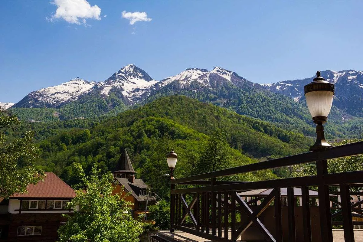 . Гостиница Романовский ретрит-шале. Красная Поляна