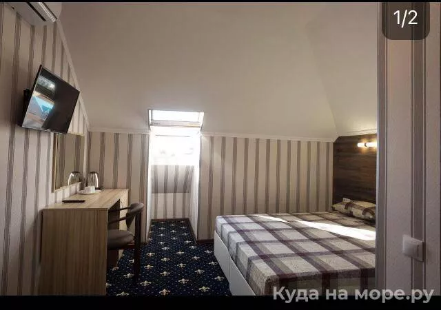 2-хместный Бюджетный (Мансарда). Гостевой дом "Солнечный". Гостевые дома в Лазаревском