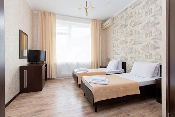 Двухместный стандартный номер. Отель "АНАТОЛЬ". Адлер