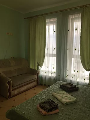 Четырёхместный с видом на море. Отель Keffe. Феодосия