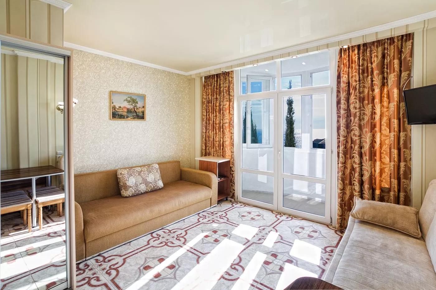 . Квартира в многоквартирном доме Видовые апартаменты в Мисхоре. Кореиз