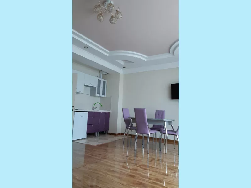 2-х комнатный люкс с кухней, балконом и видом на море. Коттедж «Алустон». Рыбачье