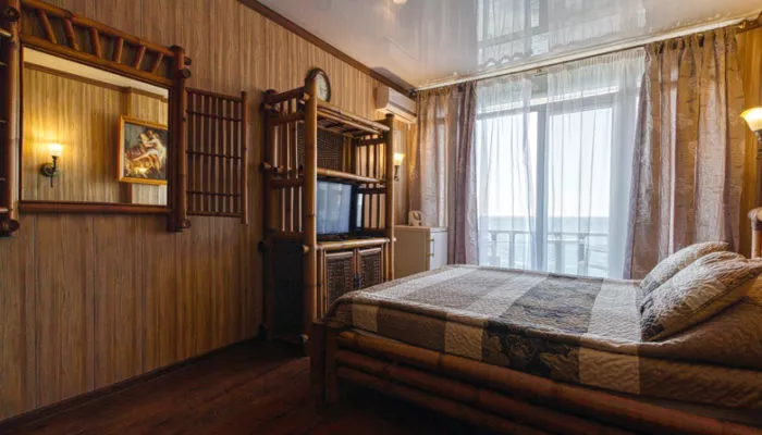 №3А «БАМБУК» — НОМЕР ПОЛУЛЮКС. Мини-отель "Рубензон". Утёс