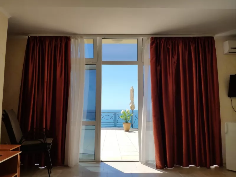 Делюкс, 4-х местный, однокомнатный. Гостевой дом Панорама. Малореченское Делюкс, 4-х местный, однокомнатный. Гостевой дом Панорама. Малореченское