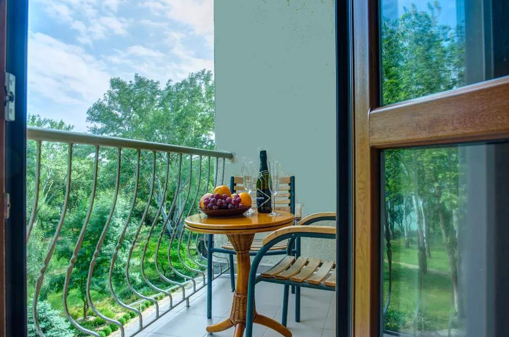 Двухместный Эксклюзив с видом на море (одна кровать). Гостевой комплекс "Мечта Тея". Керчь