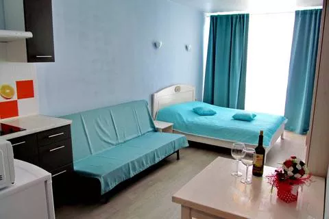 Стандартные апартаменты (Трехместный, вид на море). Эллинг «Берег». Алупка Стандартные апартаменты (Трехместный, вид на море). Эллинг «Берег». Алупка