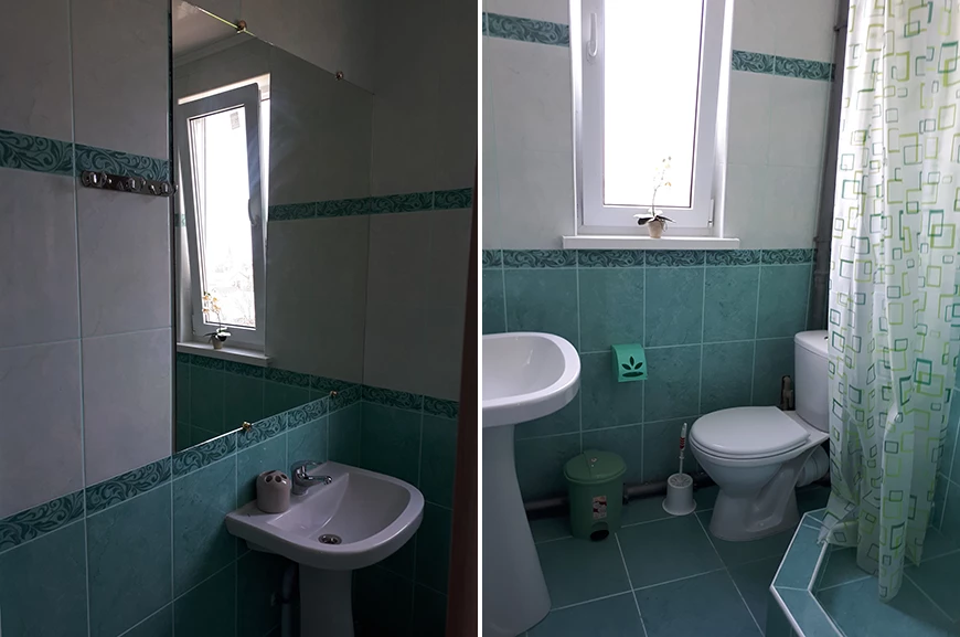 2-комнатная комфортная (мансардная). Гостевой дом «Медовый месяц». Саки