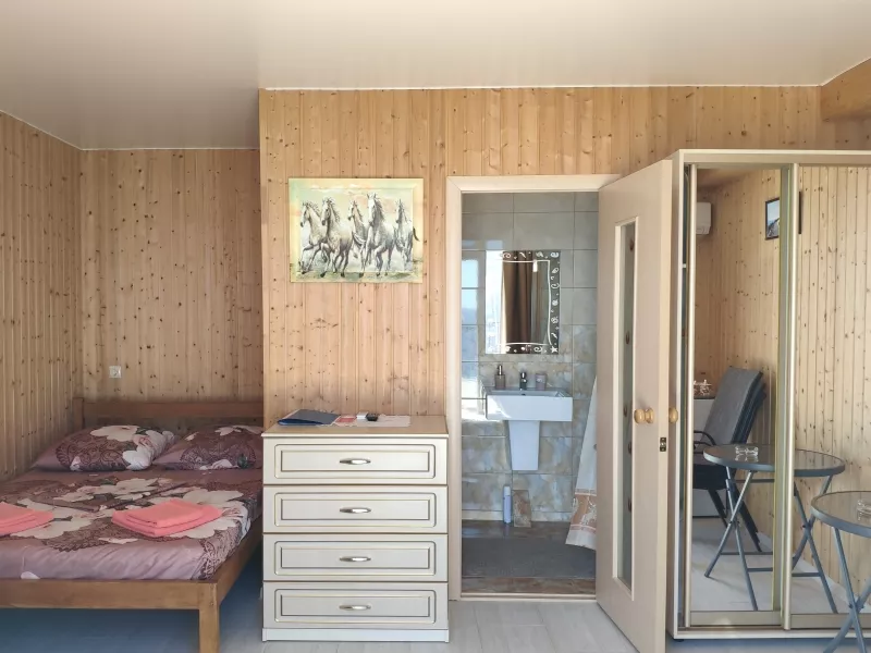 Делюкс, 3-х местный, однокомнатный. Гостевой дом Панорама. Малореченское Делюкс, 3-х местный, однокомнатный. Гостевой дом Панорама. Малореченское