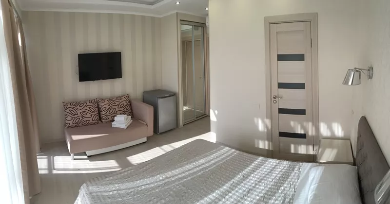 Апартаменты стандарт. Гостиница "Аура Крым". Евпатория