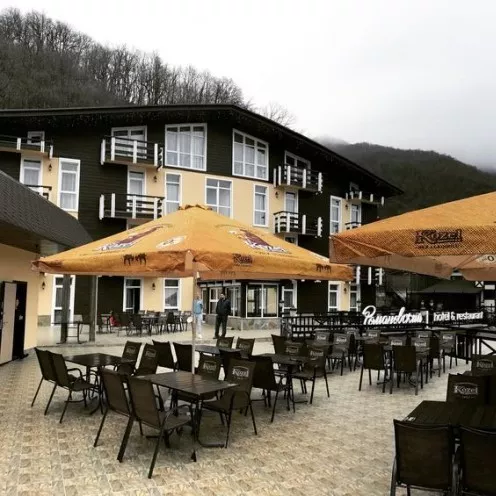 . Гостиница Романовский ретрит-шале. Красная Поляна