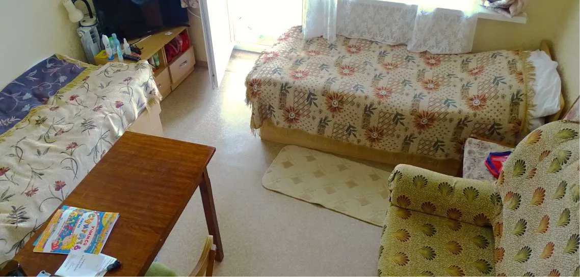 Трехместный Стандарт. Санаторий ГБУЗ РК "АНИИ ФИЗИЧЕСКИХ МЕТОДОВ ЛЕЧЕНИЯ, МЕДИЦИНСКОЙ КЛИМАТОЛОГИИ И РЕАБИЛИТАЦИИ ИМЕНИ И.М.СЕЧЕНОВА". Ялта