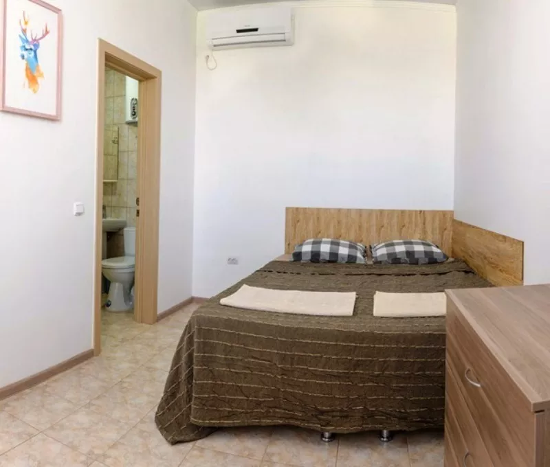 2-х местные 1-комнатные Апартаменты. Гостевой дом "Сахар". Должанская